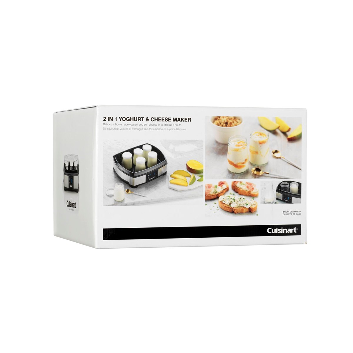 Cuisinart Core Collection YM400E 2-in-1 yoghurtmaskin stål